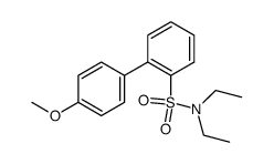 N,N-diethyl-4'-methoxy-[1,1'-biphenyl]-2-sulfonamide结构式