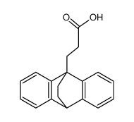 3-[Dibenzo[b,e]bicyclo[2.2.2]octadienyl-(1)]-propionsaeure Structure