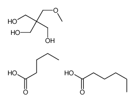 hexanoic acid,2-(hydroxymethyl)-2-(methoxymethyl)propane-1,3-diol,pentanoic acid Structure