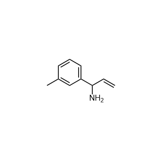 1-(间甲苯基)丙-2-烯-1-胺结构式