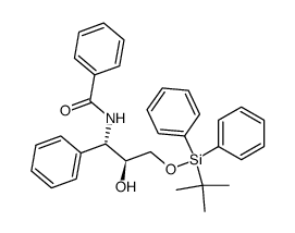 (1S,2S)-N-1-(3-{[(1-tert-butyl)-1,1-diphenylsilyl]oxy}-2-hydroxy-1-phenylpropyl)benzamide Structure