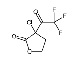 2(3H)-Furanone, 3-chlorodihydro-3-(trifluoroacetyl)- (9CI) structure