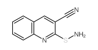 2-(Aminothio)-3-quinolinecarbonitrile Structure