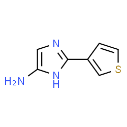 1H-Imidazol-4-amine,2-(3-thienyl)- (9CI)结构式