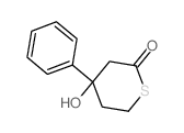 2H-Thiopyran-2-one,tetrahydro-4-hydroxy-4-phenyl-结构式