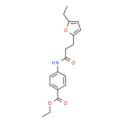 Ethyl 4-{[3-(5-ethyl-2-furyl)propanoyl]amino}benzoate picture