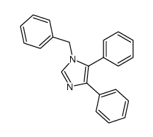 1-benzyl-4,5-diphenyl-1H-imidazole结构式