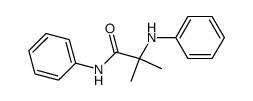 α-anilino-isobutyric acid anilide Structure