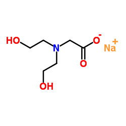 SODIUM DIHYDROXYETHYL GLYCINATE结构式