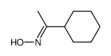 Ethanone, 1-cyclohexyl-, oxime, (E)- (9CI) structure