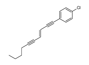 1-chloro-4-dec-3-en-1,5-diynylbenzene Structure