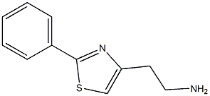 2-(2-phenylthiazol-4-yl)ethan-1-amine结构式