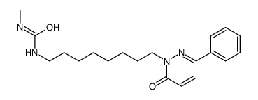 1-methyl-3-[8-(6-oxo-3-phenylpyridazin-1-yl)octyl]urea Structure