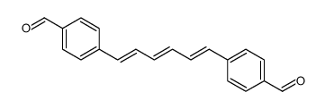 4-[6-(4-formylphenyl)hexa-1,3,5-trienyl]benzaldehyde Structure