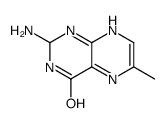 2-amino-6-methyl-2,3-dihydro-1H-pteridin-4-one Structure