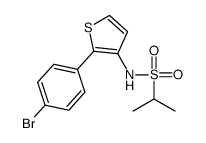 N-(2-(4-BROMOPHENYL)THIOPHEN-3-YL)PROPANE-2-SULFONAMIDE structure