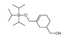 [3-[tri(propan-2-yl)silyloxymethyl]cyclohex-3-en-1-yl]methanol Structure