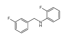 2-Fluoro-N-(3-fluorobenzyl)aniline Structure