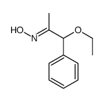 N-(1-ethoxy-1-phenylpropan-2-ylidene)hydroxylamine结构式