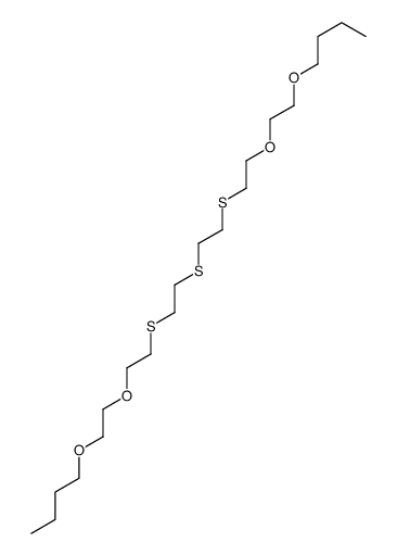 1-[2-[2-[2-[2-[2-(2-butoxyethoxy)ethylsulfanyl]ethylsulfanyl]ethylsulfanyl]ethoxy]ethoxy]butane结构式