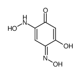 2-hydroxy-5-hydroxyamino-[1,4]benzoquinone-1-oxime结构式