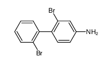 2,2'-dibromo-biphenyl-4-ylamine Structure