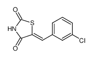 (Z)-5-(3-chlorobenzylidene)thiazolidine-2,4-dione Structure