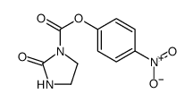 (4-nitrophenyl) 2-oxoimidazolidine-1-carboxylate结构式