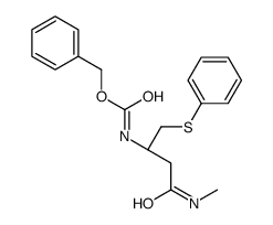 (R)-BENZYL (4-(METHYLAMINO)-4-OXO-1-(PHENYLTHIO)BUTAN-2-YL)CARBAMATE Structure