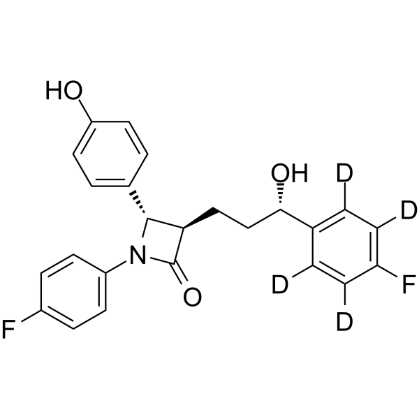 Ezetimibe-d4 Structure