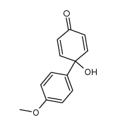 4-hydroxy-4-(4'-methoxyphenyl)-2,5-cyclohexadienone Structure