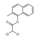 2-methylnaphthalen-1-yl dichloroacetate Structure