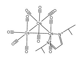 decacarbonyl(1,4-diisopropyl-1,4-diaza-1,3-butadiene)triosmium结构式