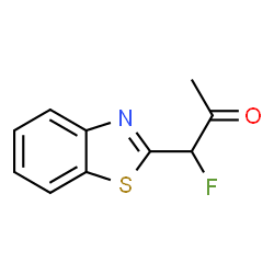 2-Propanone,1-(2-benzothiazolyl)-1-fluoro-(9CI)结构式