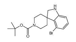 tert-Butyl 4-bromo-1,2-dihydrospiro[indole-3,4'-piperidine]-1'-carboxylate picture