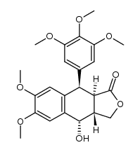 6,7-O,O-demethylene-6,7-O,O-dimethyl-4'-O-demethylepipodophyllotoxin Structure