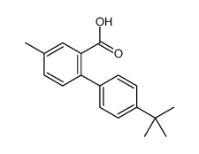 2-(4-tert-butylphenyl)-5-methylbenzoic acid结构式