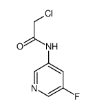 2-Chloro-N-(5-fluoro-pyridin-3-yl)-acetamide结构式