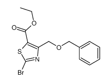 ethyl 2-bromo-4-(phenylmethoxymethyl)-1,3-thiazole-5-carboxylate Structure