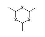 2,4,6-trimethyl-1,3,5-trithiane Structure