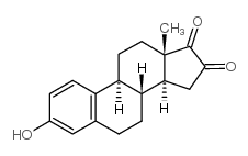 1,3,5(10)-雌三烯-3-醇-16,17-二酮结构式