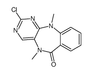 2-chloro-5,11-dimethyl-5H-benzo[e]pyrimido[5,4-b][1,4]diazepin-6(11H)-one picture