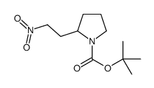 tert-butyl 2-(2-nitroethyl)pyrrolidine-1-carboxylate Structure