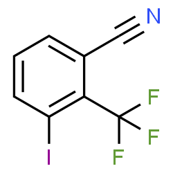 3-Iodo-2-(trifluoromethyl)benzonitrile structure