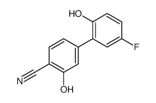 4-(5-fluoro-2-hydroxyphenyl)-2-hydroxybenzonitrile结构式