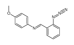 1-(2-azidophenyl)-N-(4-methoxyphenyl)methanimine结构式