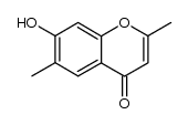 7-hydroxy-2,6-dimethylchromone Structure