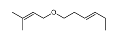 1-(3-methylbut-2-enoxy)hex-3-ene结构式