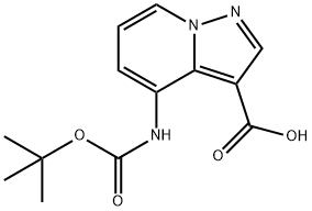 4-tert-Butoxycarbonylamino-pyrazolo[1,5-a]pyridine-3-carboxylic acid picture