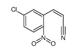 3-(5-chloro-2-nitrophenyl)acrylonitrile Structure